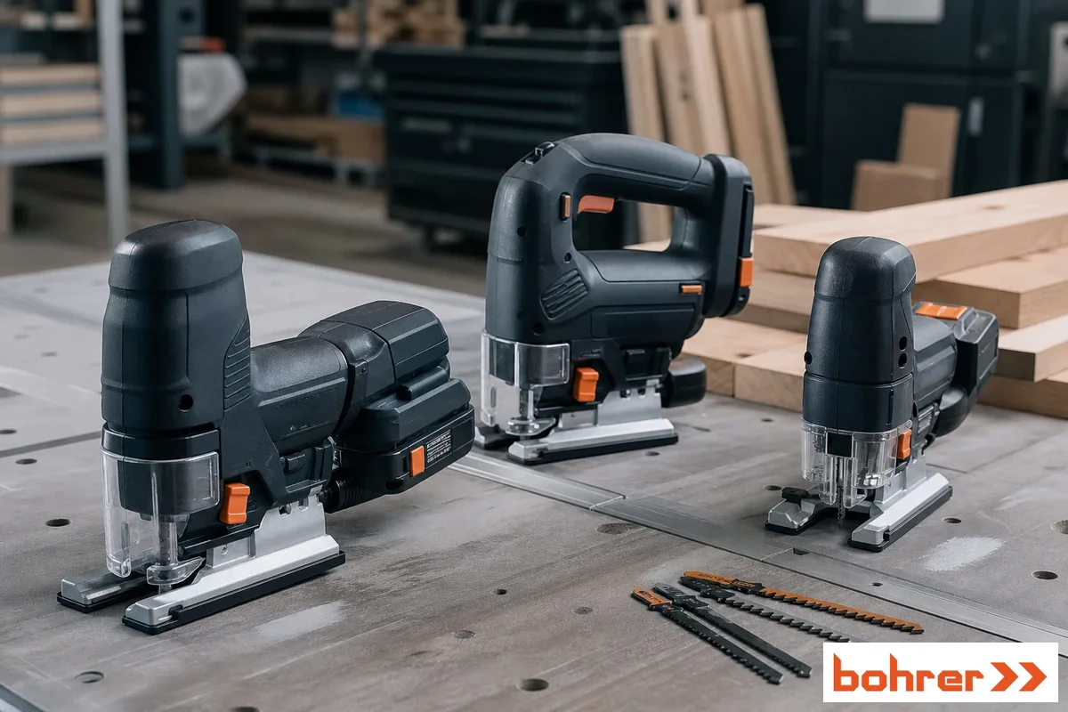 Иллюстрация к материалу «Новые аккумуляторные маятниковые лобзики Festool: модели PSC 500, PSBC 500 и PSC-E 18 для разных задач». Изображение создано для материала и не изображает конкретную модель оборудования.