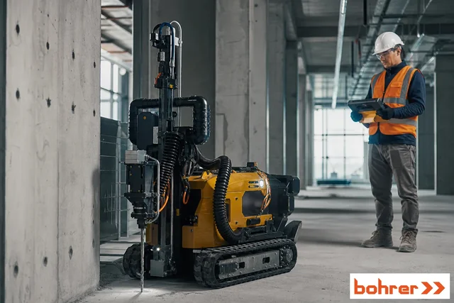 Иллюстрация к материалу «Робот DEWALT DALE получил награду Fast Company 2026 за автоматизацию сверления бетона». Изображение создано для материала и не изображает конкретную модель оборудования.